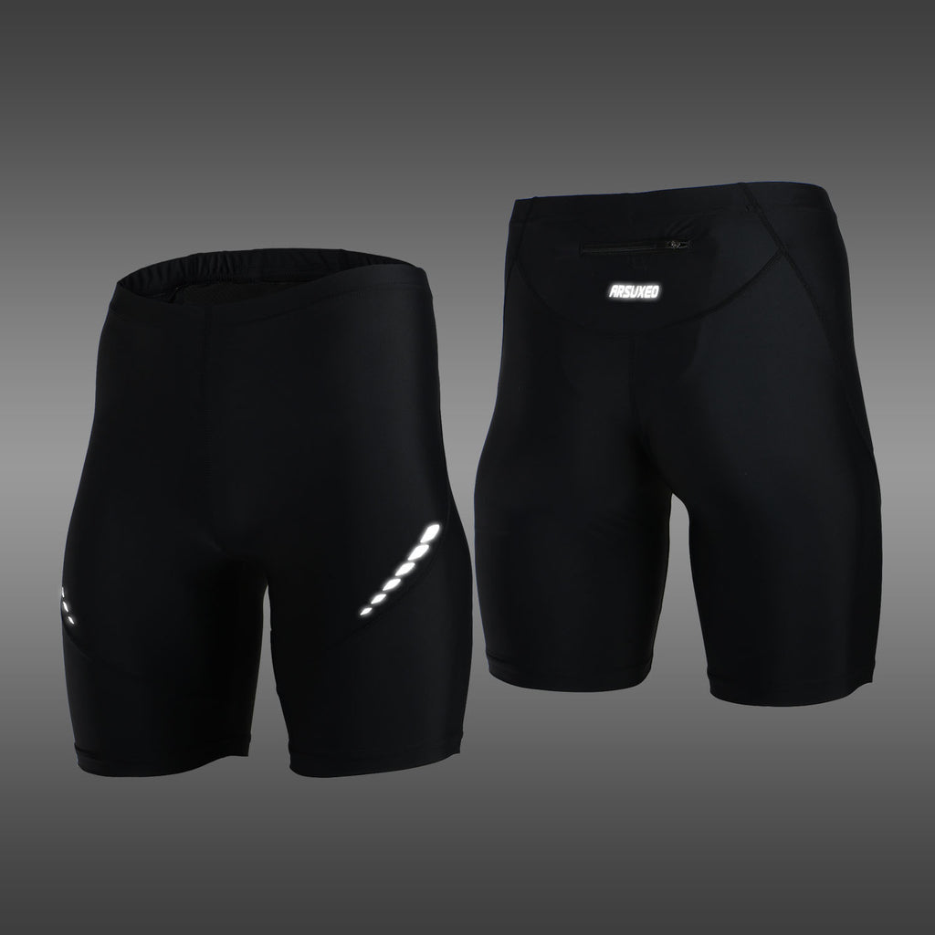 Men’s Reflective Running Pants – Athletic Fitness Tights